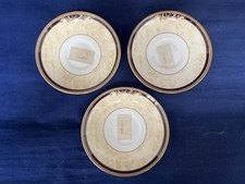 WEDGWOOD CORNUCOPIA 5 3/4" TEACUP SAUCERS X 3 BNWT