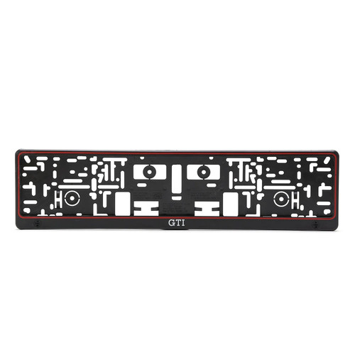 Number plate holder gti - number, euro