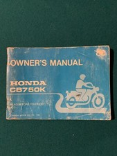 Honda CB750K Owner’s Manual