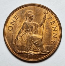 1937 George VI PENNY Bronze