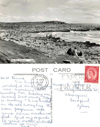 Vintage postcard rest bay - vintage,
