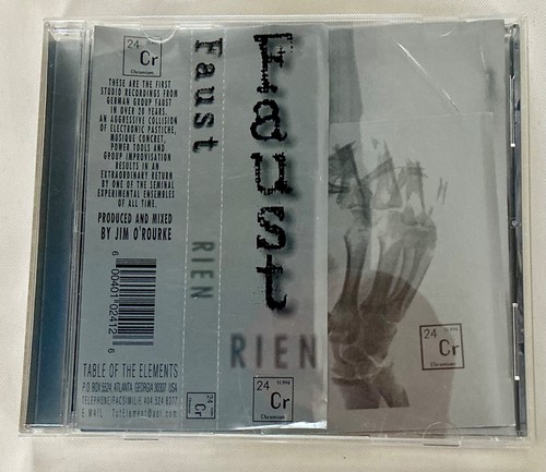 Faust rien table of the - :, .