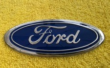 Genuine light blue 80's 90's Ford badge Escort Fiesta Sierra Orion etc