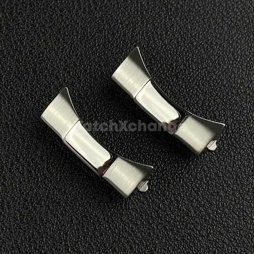 Silver 22mm curved end - end, links