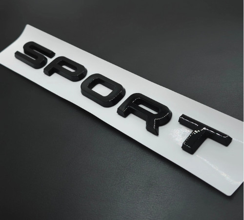 Sport gloss black letters - sport,