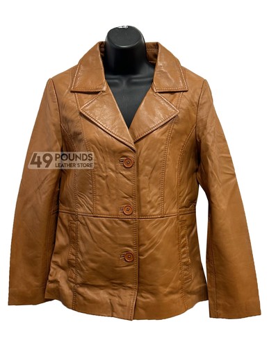 Ladies leather jacket - ladies,