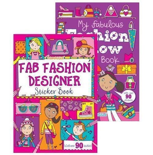 Fashion sticker book a4 - book,