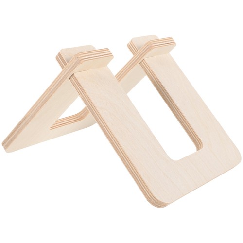 Portable wooden scooter stand - wooden,