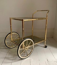 Vintage 1970s Faux Bamboo Two