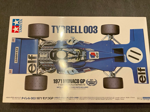 Tamiya tyrrell 003 - tamiya, 1971
