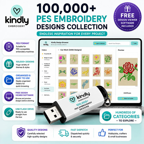 100 000 pes embroidery - 100,000+,