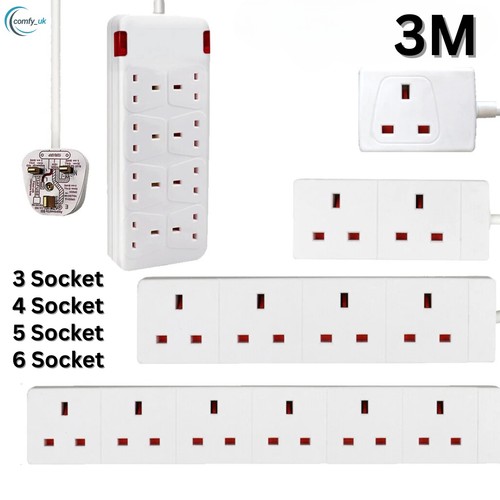 Extension lead 8 gang - 3, 4
