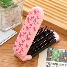 Portable folding hair comb - hair,