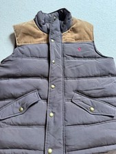 Joules Gilet Large L Mens Brown Burbank Padded Bodywarmer Coat Jacket New No Tag