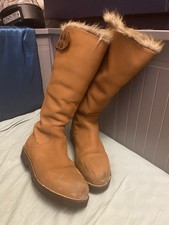 Fairfax & Favor Womens Mid Calf Verbier Boots - Tan UK 8