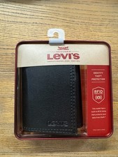 Levi's RFID Black Leather