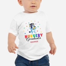 Bluey Nursery Graduation t-shirt Nursery Preschool Graduate Kids T-shirt