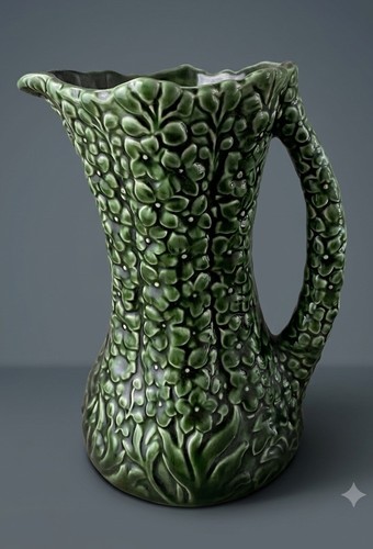 Sylvac hollyhock jug vase - sylvac,