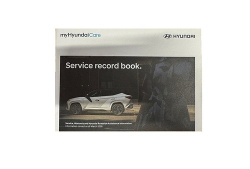 Hyundai service history book - service,
