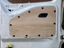 Citroen Berlingo  2019 To 2024 Rear bottom Door Ply Lining Panels,  Black Clips