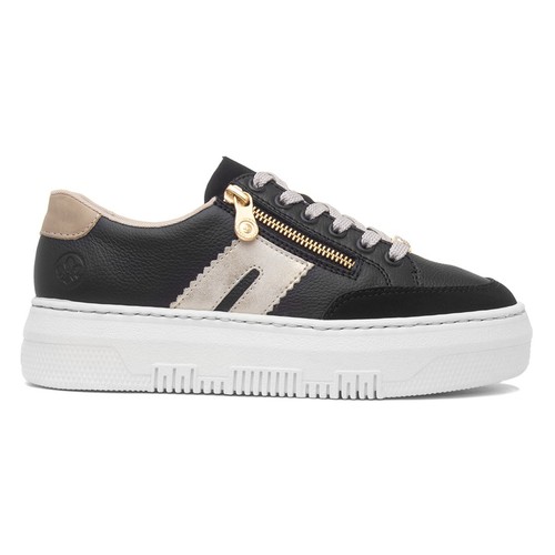 Rieker womens shoes - rieker, black