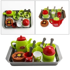  Children's Pretend Play Toys Simulation Dinner Plate Kettle Set Kitchen Pretend
