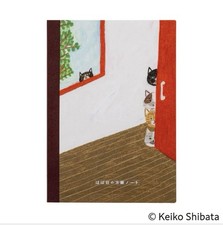 Hobonichi Notebook Keiko Shibata Grid notebook A6 Who Came? Cat Graph