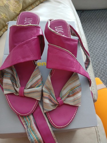 Hot pink open - pink,, heels