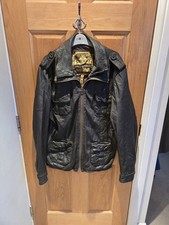 Mens Superdry Leather Jacket