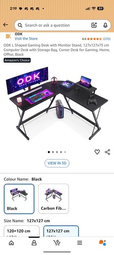 Gaming desk shape - gaming,
