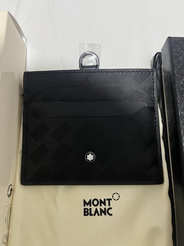 Montblanc leather card - card, holder