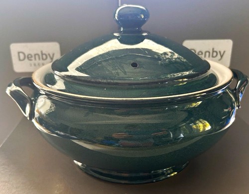 Denby greenwich round - round, lidded