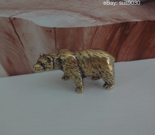 Solid brass bear - solid,
