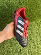 Adidas Predator AdiPower FG men’s football boots size 11 UK black red retro rare