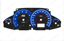 Ford Focus RS Mk1 Carbon Dial Cards Gauges
