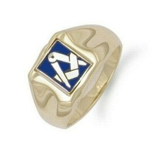 9ct Yellow Gold Enamelled