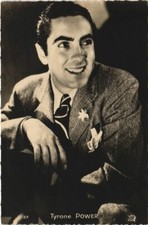 Old postcard AK Tyrone Power