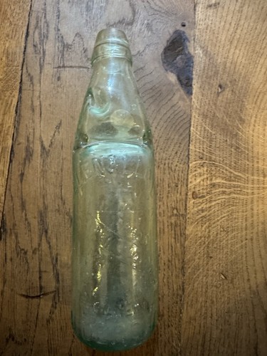 Vintage glass bottle allen - bottle,,