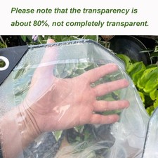 Clear Tarpaulin 0.3MM Heavy