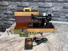 Singer 99k Electric Working Vintage Sewing Machine EN059809 With Accessories 