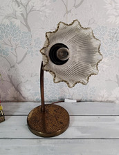 Vintage Goose Flexible Neck Lamp Desk Reading Lamp Art Deco Design *Patina*