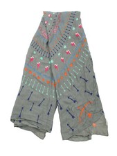 Oliver Bonas Women's Scarf Grey Lyocell Modal with Viscose Rectangle Scarf