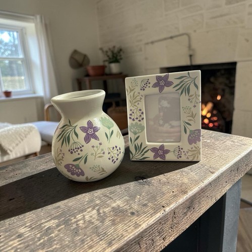 Ceramic vase and - and, photo