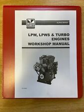 027-08240 Lister LPA, LPW, LPWS, LPWT Alpha Engine Workshop Manual 