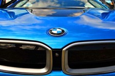 BMW German Motor Car Auto Vehicle Front Grille Badge Photograph Picture