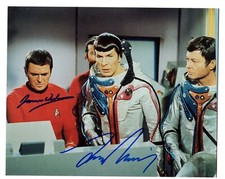 Leonard Nimoy & James Doohan Original Autographs Vintage Star Trek Memorabilia 