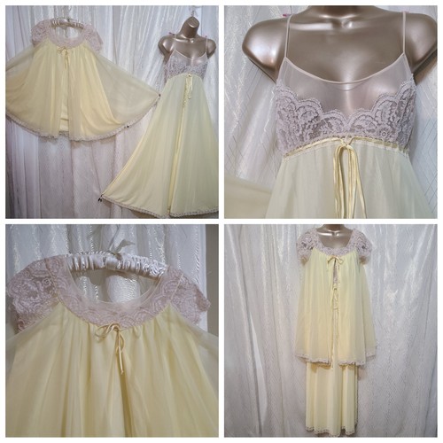 Vtg peignoir fancy - 36,