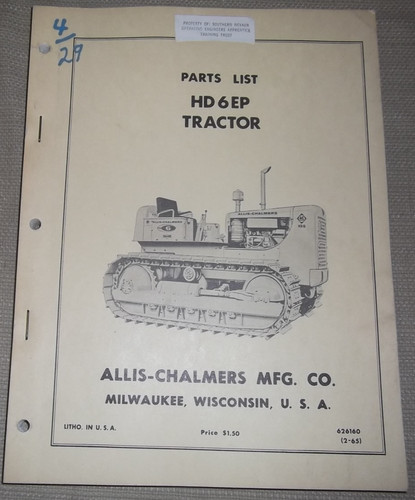 Allis chalmers hd6 crawler - chalmers,