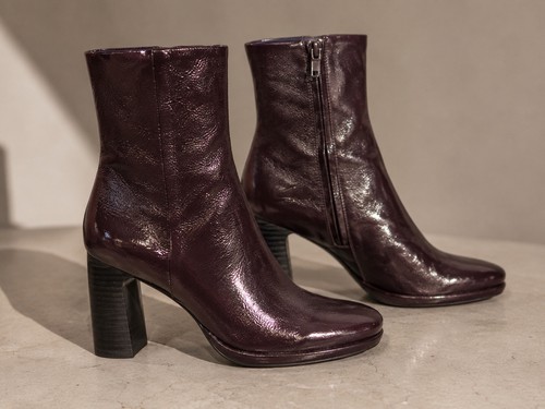 Zara women burgundy - zara, patent