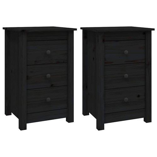Solid wood pine bedside - pine,